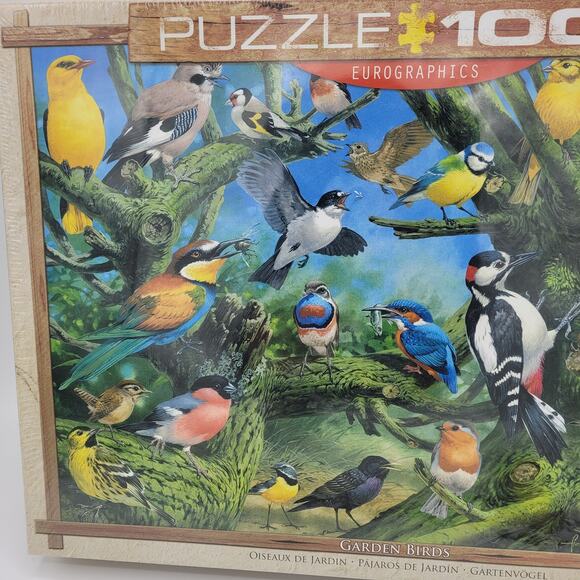 NWT Eurographics Garden Birds by John Francis 1000 pc Puzzle - Picture 4 of 11